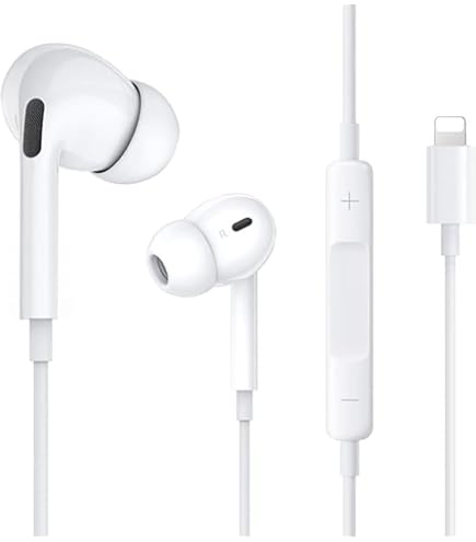 Amazon.co.jp: 【MFi正規品】 Lightning イヤホン 有線 イヤフォン